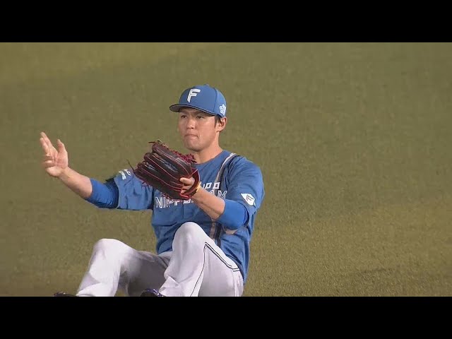 【5回裏】ファイターズ・木村文紀 本日2度目のファインプレーで投手を救う!! 2022年7月5日 千葉ロッテマリーンズ 対 北海道日本ハムファイターズ