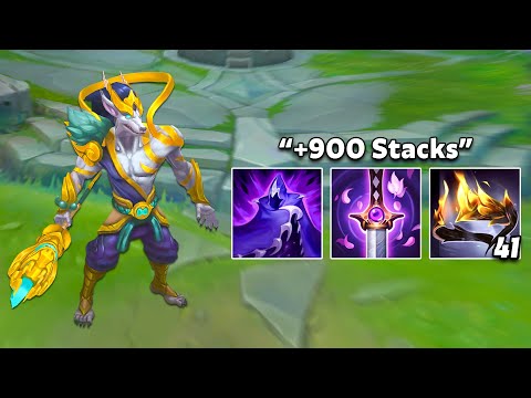 LETHALITY NASUS 1000 STACKS IS BROKEN LATE GAME (ONE Q = ONE SHOT)