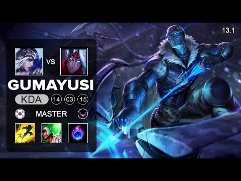 T1 Gumayusi Varus vs Ashe ADC - KR Master - Patch 13.1 Season 13