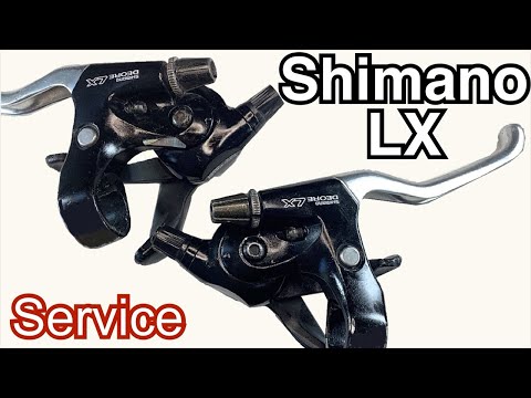 Shimano LX M560 3X7 Shifter : restore service clean disassembled