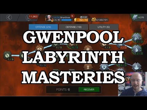 Labyrinth Mastery Build for Gwenpool | Marvel Contest of Champions