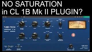 Video thumbnail for No Harmonics in Tube-Tech CL1B Plugin? Softube CL 1B Mk II Mark 2 Test vs Hardware Saturation by RealHomeRecording.com