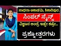 General Science Objective Questions Analysis Roopa Sadhana Academy Shikaripura