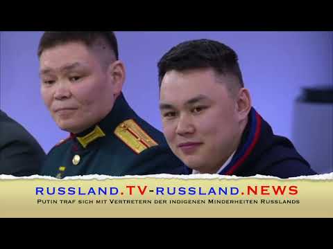 Putin traf sich mit Vertretern der indigenen Minderheiten Russlands