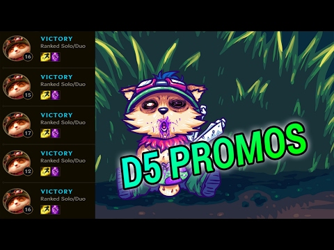 DUMPSTERING D5 PROMOS - TEEMO ONLY TO CHALLENGER CLIMB