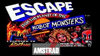 Amstrad CPC 6128 Games - Escape from the Planet of the Robot Monsters