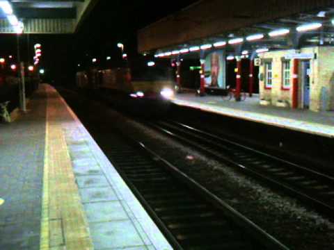DRS Convoy 66425, 20305, 68002 working Carlisle KM to Crewe GB pass Warrington Bank Quay 8/1/15