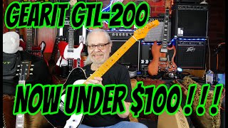 Video thumbnail for GearIT GTL-200 Shoreline Blow Out in Progress! Demo and Review Under $100! by GtoneGuitars
