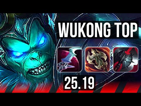 WUKONG vs NASUS (TOP) | 54k DMG, 24/3/6, Legendary | EUW Diamond | 25.19