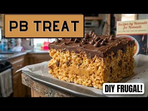 DIY Peanut Butter Rice Crispy Treats | Frugal RV Cooking