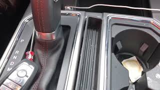 How to get a 2018 ford F150 into neutral