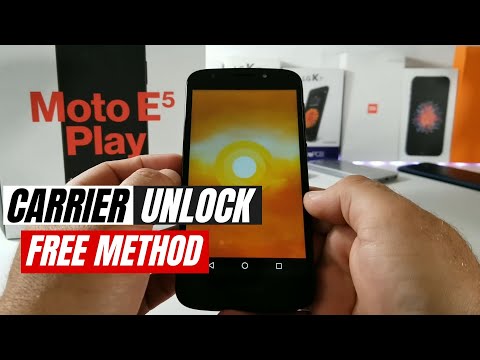 Motorola Moto E5 Play Network Unlock Code
