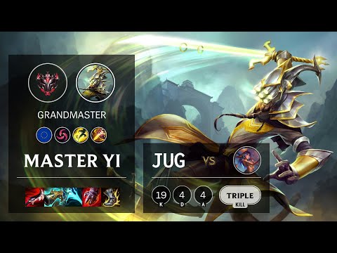 Master Yi Jungle vs Lillia - EUW Grandmaster Patch 11.3