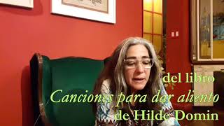 Mercedes Araujo lee un poema de Hilde Domin
