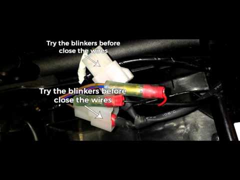 Yamaha MT-09 Integrated blinkers