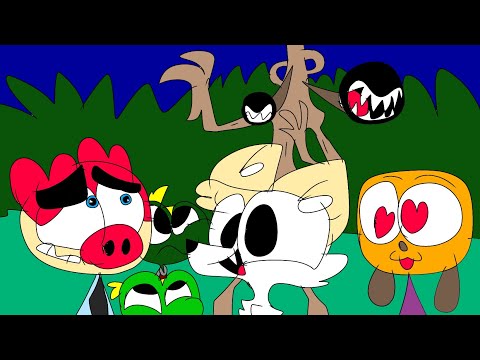 Pavoageek com Flonk com Dogo e ratch com sapo brothers em Siren Head #pavoageek #desenhar #animada