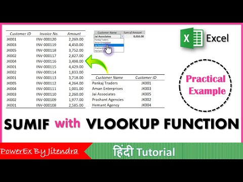 Vlookup Formula in MS Excel with Examples Finding Particular Data in Same Different Workbooks Hindi