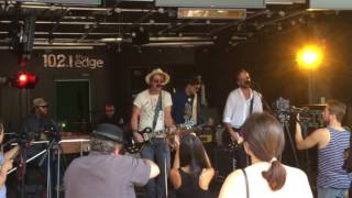 The Trews - &quot;Putting Down&quot; (Tragically Hip cover) live @ 102.1 The Edge, Toronto - 30th Aug 2016