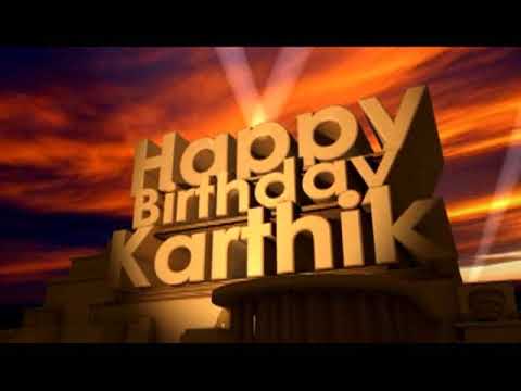 Happy Birthday Karthik