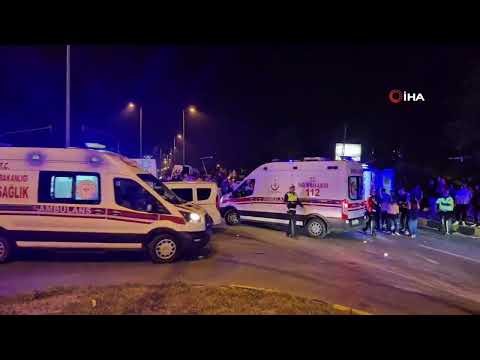 Toptancılar Kavşağı’nda Feci Kaza: 3’ü Çocuk 21 Yaralı