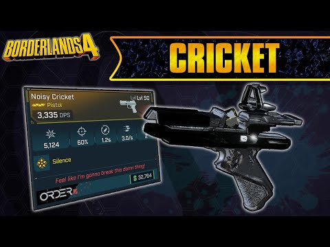 Borderlands 4 | Cricket Legendary Weapon Guide (Sonic Blasts!)