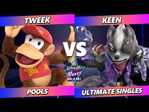 LMBM Miami 2023 - Tweek (Diddy Kong) Vs. Keen (Wolf) Smash Ultimate - SSBU
