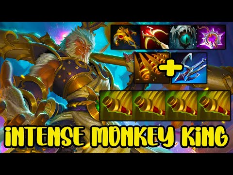 INSANE CARRY SAFELANE - INTENSE BUILD - CRAZY MONKEY KING - DOTA 2 GAMEPLAY