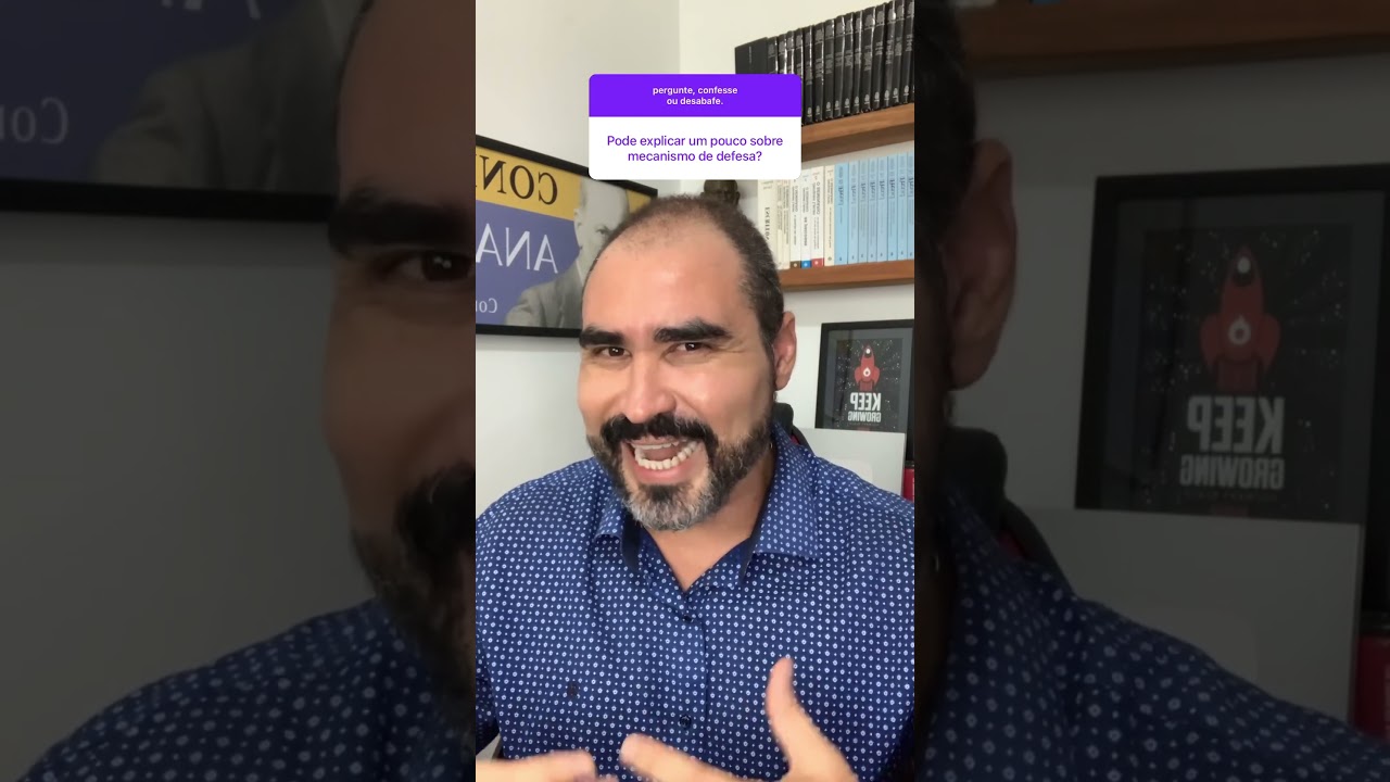 O QUE É MECANISMO DE DEFESA? #psicanalise #psicologia #psicanalista #freud #lacan