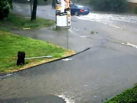 Unwetter Stuttgart -Heumaden 24.07.2013