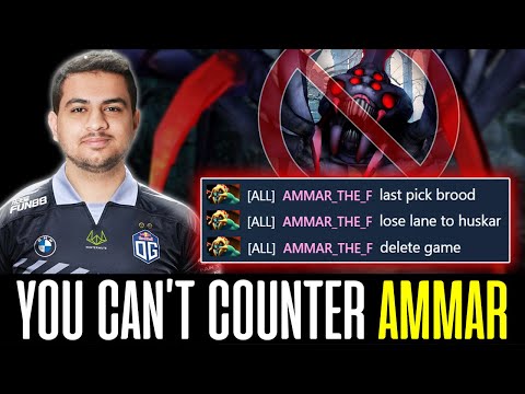 Ammar HUSKAR 100% Destroyed BROODMOTHER Last Picker in Mid Lane DOTA 2