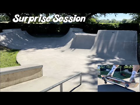 UK Skatepark Tour - Surprise Session - Mere Skatepark