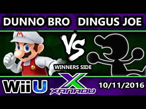 S@X 171 - Dunnobro (Mario) Vs. Dingus Joe (Game and Watch) - SSB4 Tournament - Smash Wii U - Smash 4