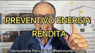 Informazioni basi del fotovoltaico su preventivo funzionamento rendita