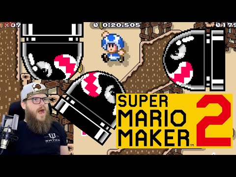 Bullets, Bouncing and Ballllllls, Oh My!  //  Ninji Speedrun 5: Banzai Bill Cliff Climb Intro