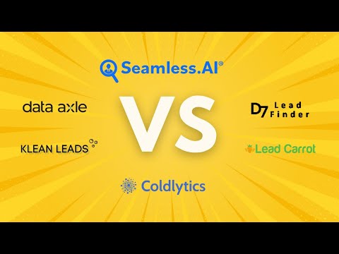 Review of Seamless AI vs D7 Lead Finder vs Data Axel vs Lead Carrot vs Klean Leads vs Coldlytics