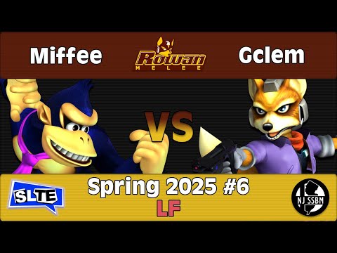 Rowan SSBM Spring 2025 #6: Miffee (DK) Vs. Gclem (Fox) - LF