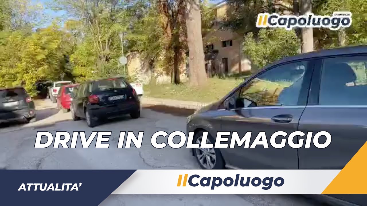 Covid 19, auto in coda nel Drive In di Collemaggio