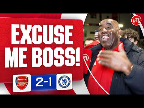 Excuse Me Boss! (Robbie Can’t Resist It) | Arsenal 2-1 Chelsea