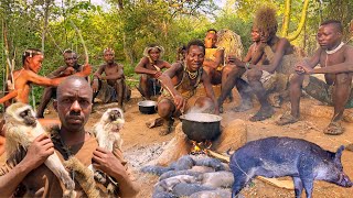 See How Hadzabe Catch and Cook Their Prey in the Wild | Wild Kitchen