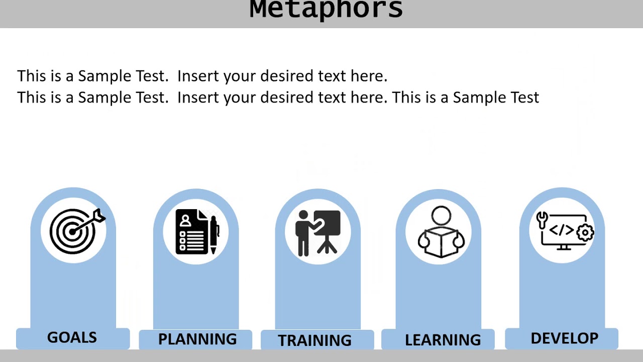 Personal Growth PowerPoint Template Metaphors