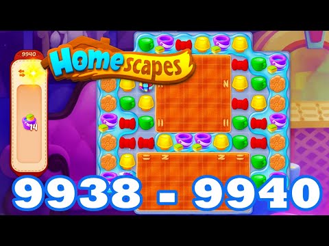 Homescapes Level 9938 - 9940 HD 3 - match puzzle game | Gameplay Walkthrough | android | 9939