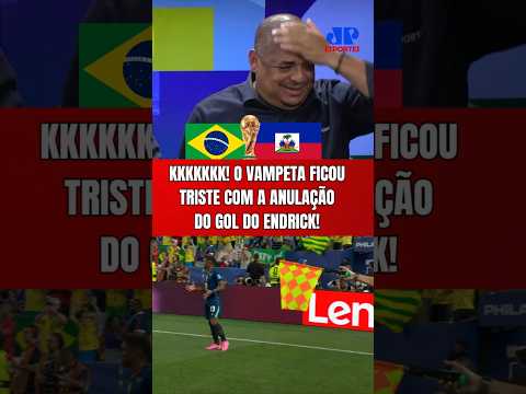 KKKKK! O GOL ANULADO DO ENDRICK FEZ O VAMPETA FICAR TRISTE! | BRASIL 3 x 0 HAITI | COPA DO MUNDO