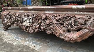 Sập mai điểu Gụ Ta Quảng Bình 2 lá 50 năm :0967.687.250