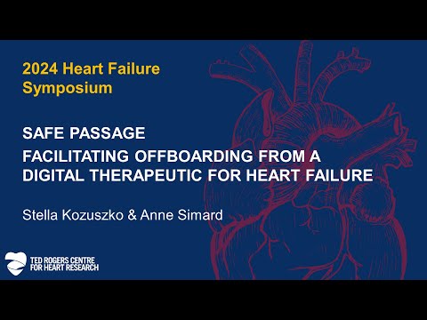 Anne Simard & Stella Kozuszko - 9th Annual Ted Rogers Centre for Heart Research HF Symposium
