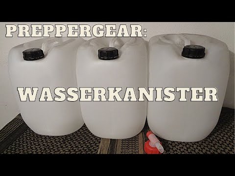 Water canisters for emergency preparedness | Blackout prepper gear