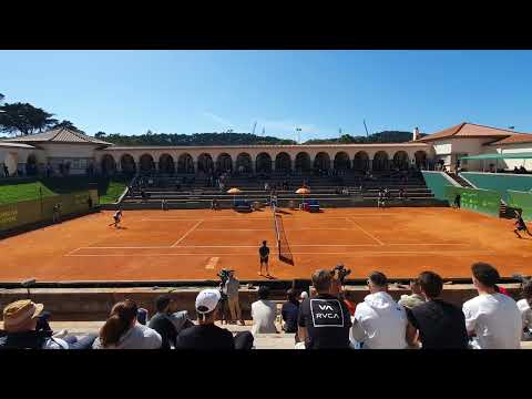 Nuno Borges vence 2.º set frente a Thiago Monteiro — ATP Challenger Oeiras Open I 2022 (01/04/2022)