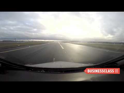 Cockpit video: SAS MD-80 SE-DIR Nora Viking final landing at OSL Gardermoen