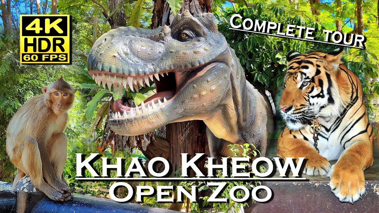 Embark on a captivating walking tour of Khao Kheow Open Zoo.
