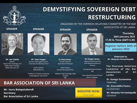 BASL Webinar 2023 - Demystifying Sovereign Debt Restructuring