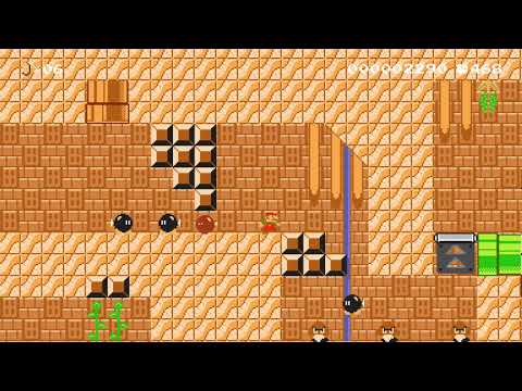 Bowser's Sand Tempel by Axentendo™ 🍄 Super Mario Maker 2 🍄 No Commentary AAG